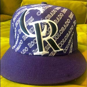 Colorado Rockies Fitted Hat 7 1/2